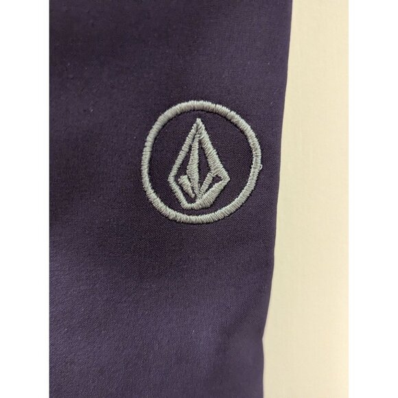 Volcom Womens Purple Insulated Snowboard Pants With Zippered Pockets & Back Flap - Picture 5 of 8